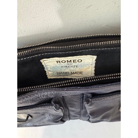 ROMEO 1931 LUXURY BRIEFCASE ITALIAN LEATHER ONE OF A KIND - Picture 4 of 12